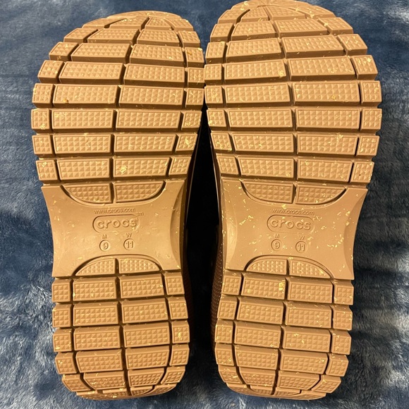 Women's CROCS Mega Crush Sandals - Light Brown, NWOT or box, size 11, never worn - Picture 3 of 3